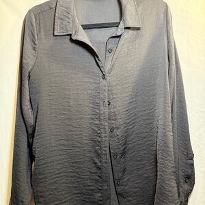 Calvin Klein Jeans Charcoal Button-Down Shirt